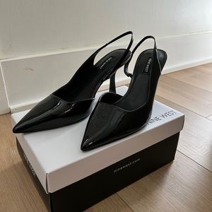 Nine West Mollie Pointy Toe Heeled Slingbacks